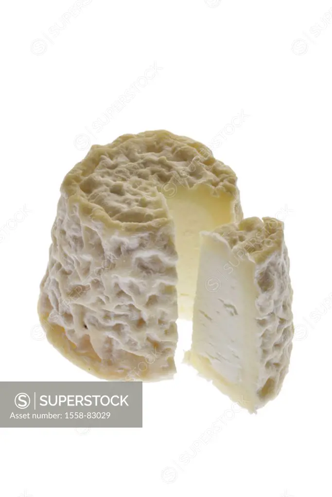 Cheese loaf, farmer cheese,   Food, dairy product, milk product, cheese, cheese kind, goat´s milk cheese, goat cheese, Rohmilchkäse, soft cheese, Fren...