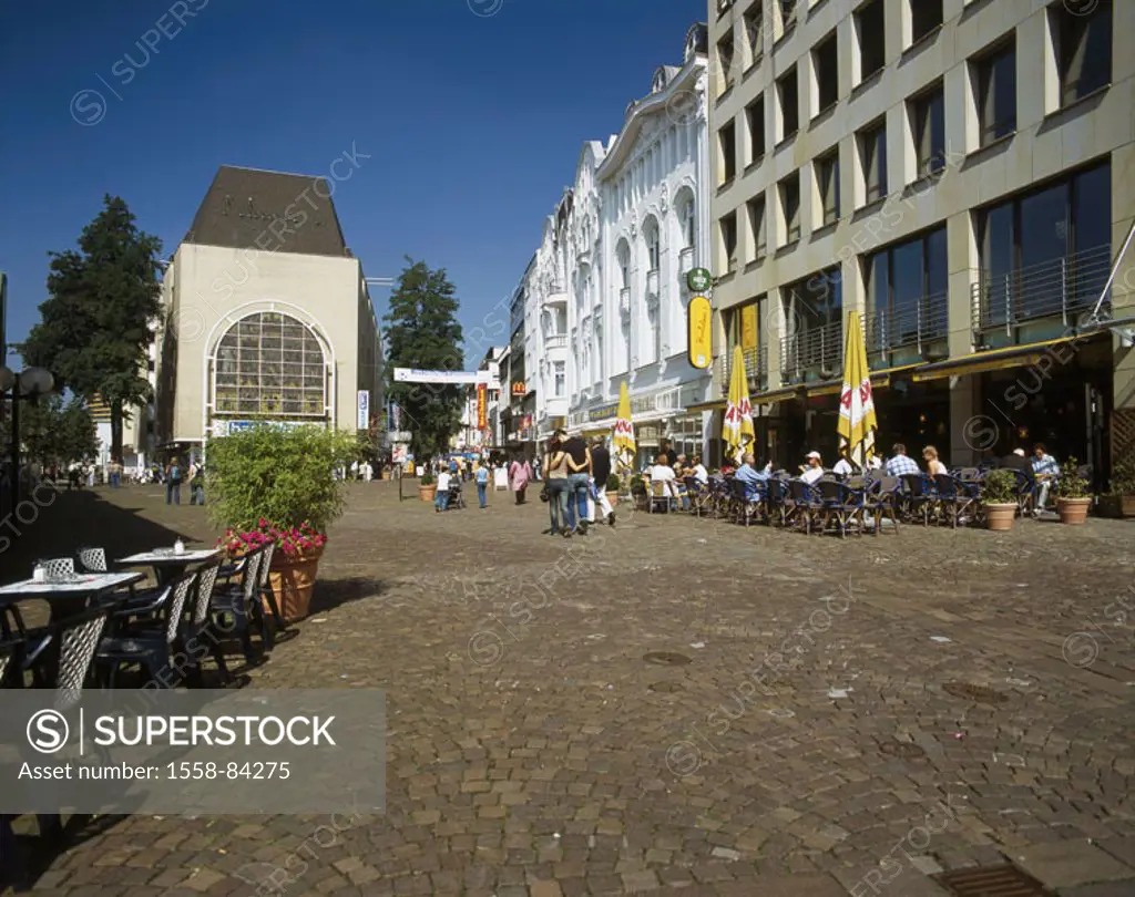Germany, North Rhine-Westphalia,  Gelsenkirchen, pedestrian area,  Europe, Central Europe, sight, city center, railway station street, purchase street...