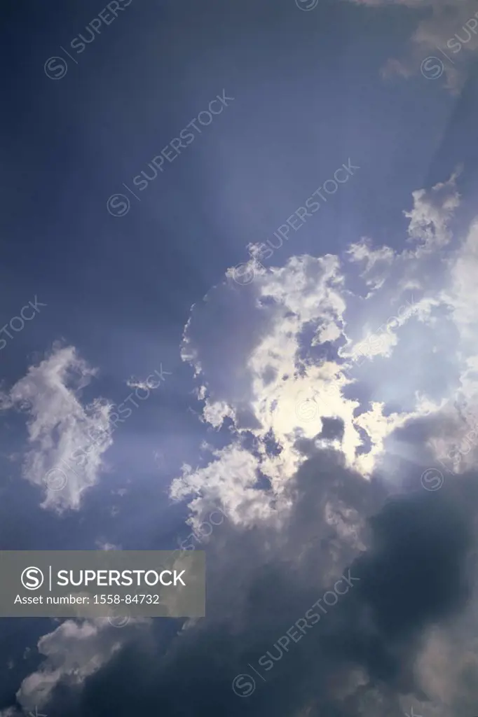 heaven, clouds, hole, sunbeams,    Nature, nature drama, clouded sky, draws opens, concept, cloud breakthrough, supernaturally, magically, mystic, unr...