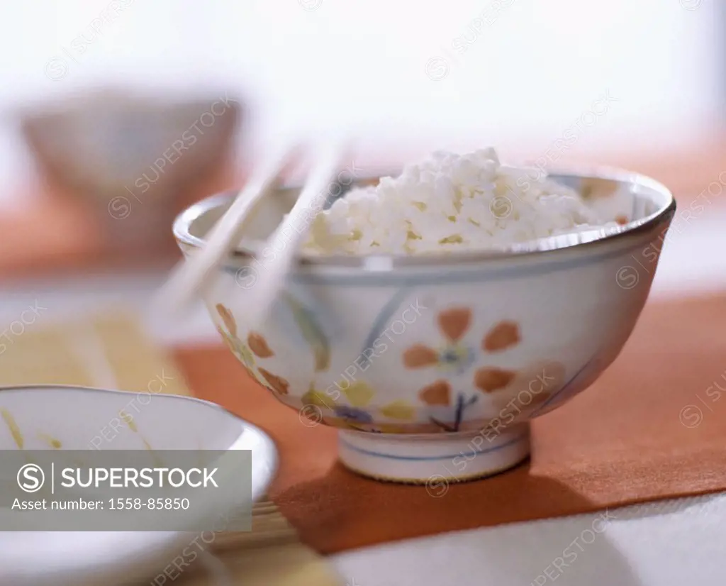 Table, rice peel, rice, cooked, Chopsticks,   Food, meal, peel, small rods, rice grains, eats, Asian, Japanese, Chinese, food, Asia-Food, Esskultur, c...