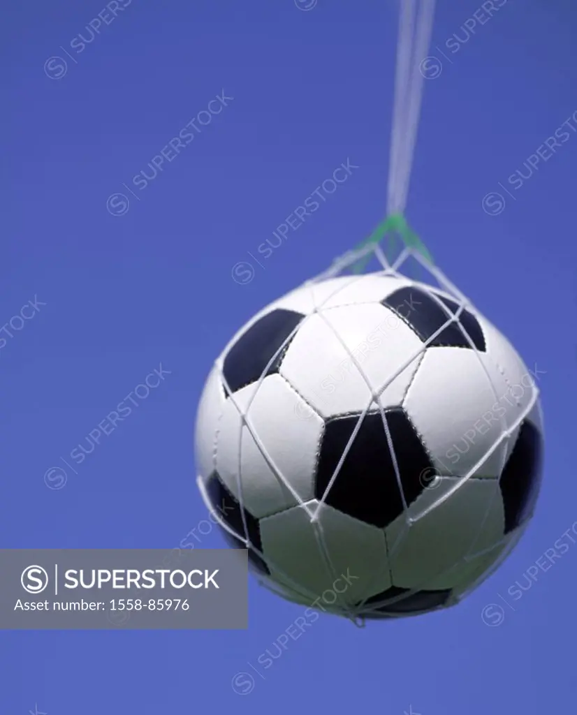 Network, football, heaven, from below, %0A%0A%0ASerie leather ball ball, black-and-white, sport, team sport, team game, ball sport, ball game, soccer ...