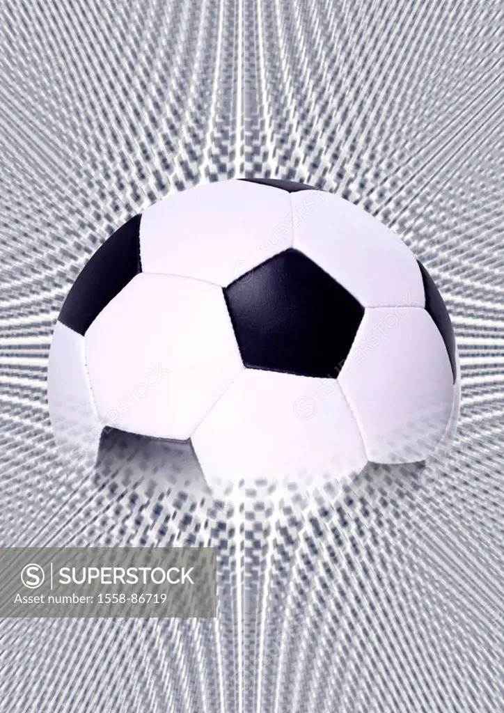 Composing, foil, football, black-and-white,  Detail,   Series, ball, leather ball, symbol, soccer games, sport, ball sport, game, ball game, soccer ga...