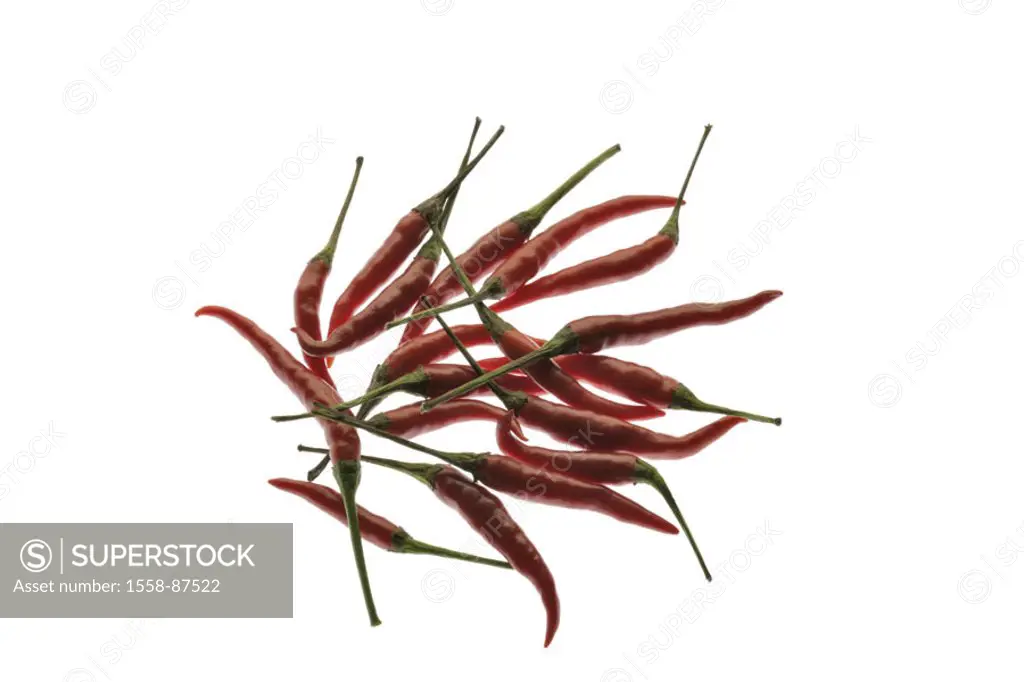 Chili pods, Thai chili, red,    Solanums, vegetables, paprika, pods, peppers, seasoning paprika, chili, chili, red pepper, pepper pods, Capsicum, seas...