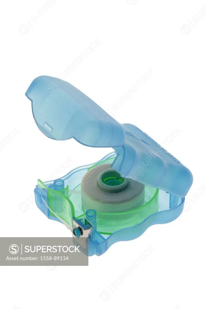 Plastic receptacles, frankly, dental floss,    Plastic box, box, dental care, dental care, dental, hygiene, oral hygiene, dentifrices, care, Tooth gap...