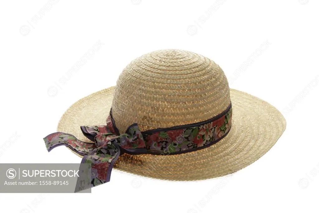 Sunhat,    Straw hat, lady hat, hat, headgear, summer, sunny, sun protection, shadow donors, Accessoire, Modeaccessoire, symbol, recuperation, vacatio...