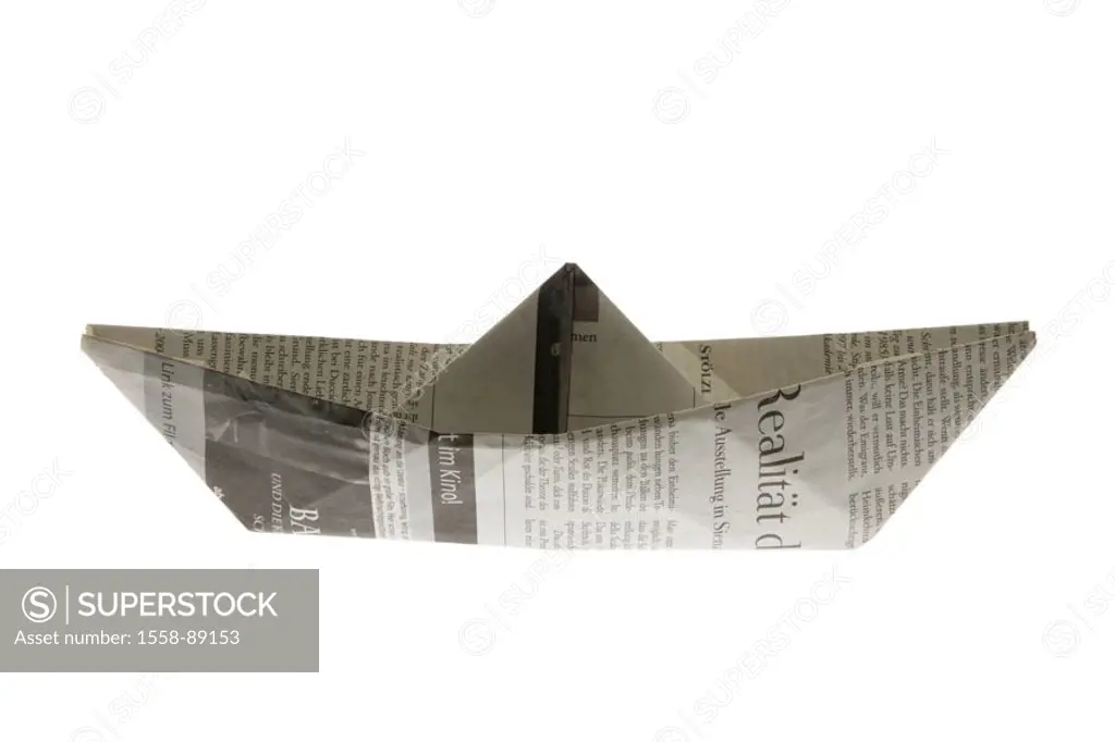 Paper shuttles,    Newspaper, folded, ship, paper boat, boat, Faltboot, toy ship, symbol, doing handicrafts, pleat, Origami, toy, creativity, skill,  ...
