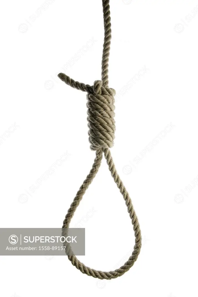 Rope, Henkersschlinge,    Gallows, dew, rope, loop, pitfall, gordischer knots, symbol, suicide, suicide, attempted suicide, hopelessness, resignation,...