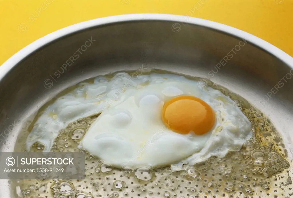 Griddle, Spiegelei, detail,    Quietly life, food, pan, egg, frying, fat, heat, protein, yolk, hunger, cooking, meal, food, cholesterol, greasy, simpl...