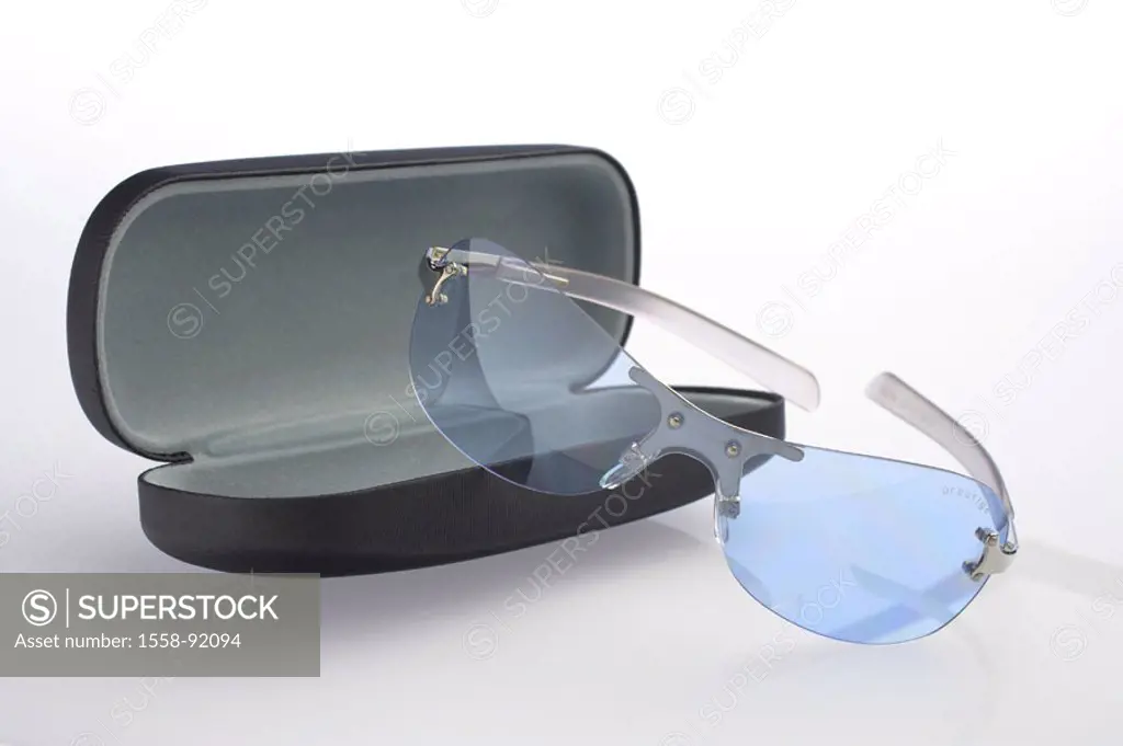Glasses case, frankly, sun glass,    Glasses, sun protection, eyeguard, UV-Schutz, protection, optics, eye optics, plastic, plastic glasses, goggles, ...