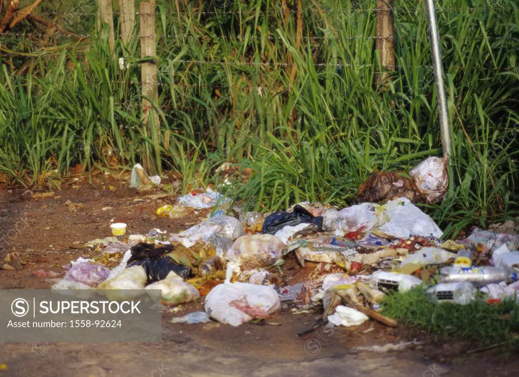 Island Sri Lanka, Colombo, roadside, Garbage,   Asia, South Asia, island state, capital, city, garbages, garbage pile, warete disposal, refuse, dirt, ...