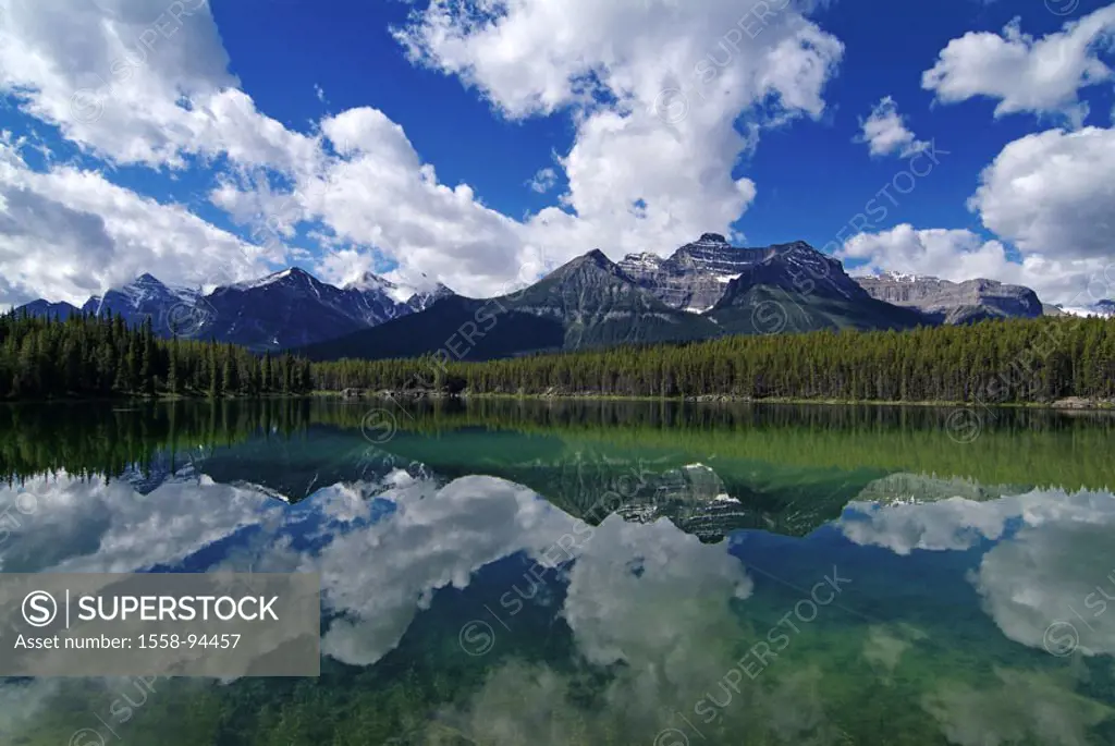 Canada, Alberta, Banff-Nationalpark, Bow position, Herbert Lake,