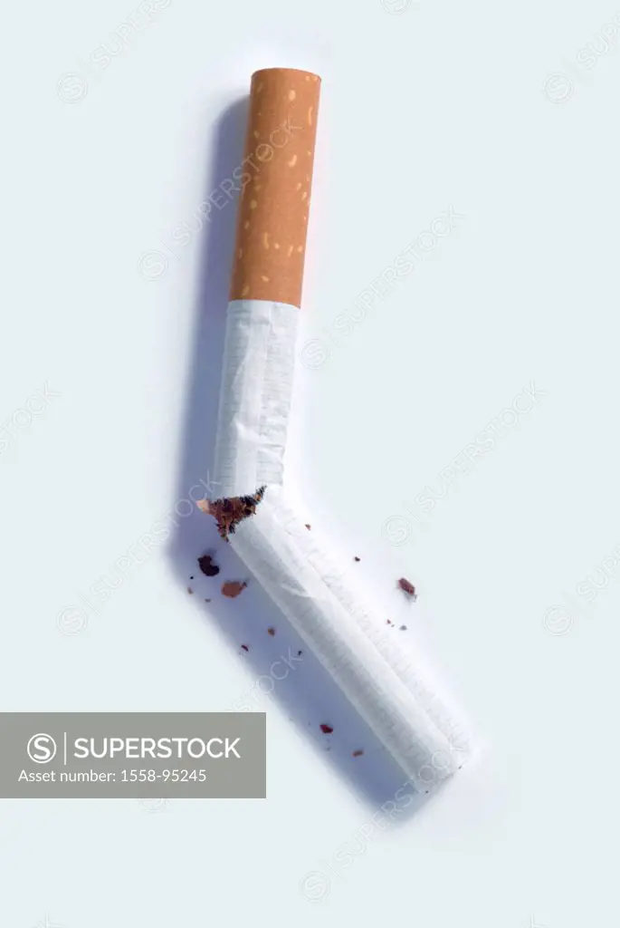Cigarette, broken off,  Symbol, nonsmokers,   Smokers, smoking, cigarette smoking, makes stop, stops, withdrawal, Entwöhnung, tobacco, addiction, depe...