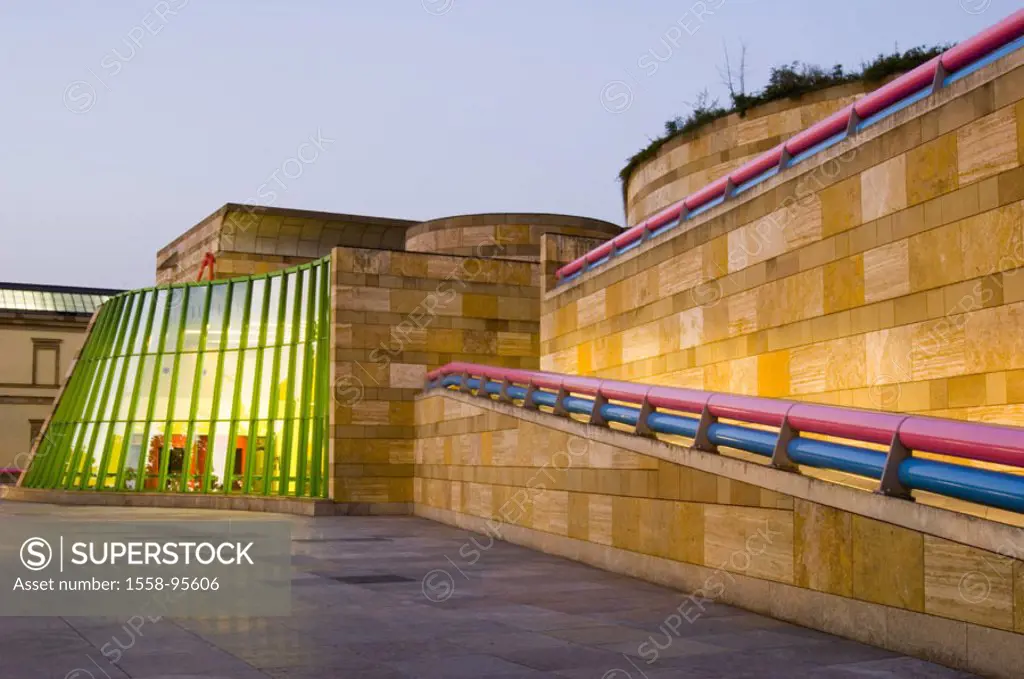 Germany, Stuttgart, newcomers state gallery, architecture, outside,