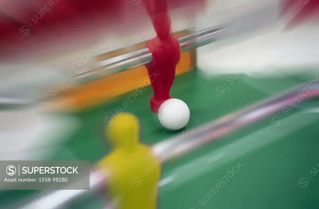 Table football, detail, Tormann,  Ball, holds,   Table soccer game, players, leisure time, conversation, game, poles, figures, revolving, vending mach...
