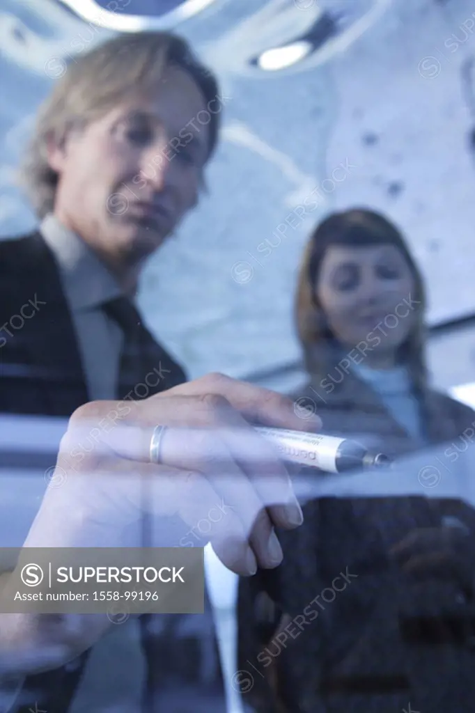 Office, glass table, business people, Discussion, fuzziness, from below,   Series, businessman, businesswoman, co-workers, colleagues, team, teamwork,...