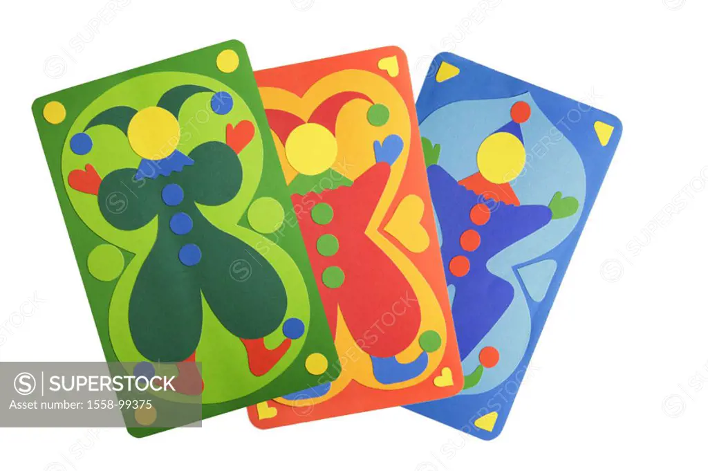 Cards, jokers, green, red, blue,    Series, card game, game, Kate games, cards, trump, trump cards, lucky cards, luck, chance, advantage, positively, ...