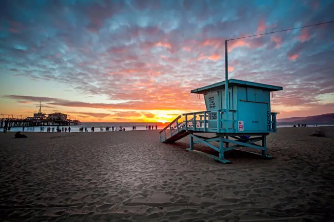 Los Angeles Beach, Sunset