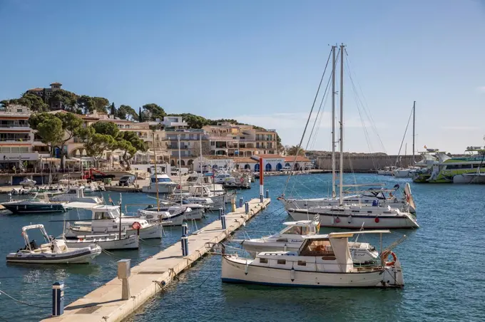 Harbour, Cala Ratjada, Mallorca, Balearic Islands, Spain