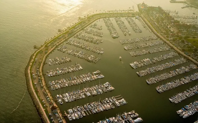 Down Town Long Beach Ship Marina, Long Beach, Los Angeles County, California, United States