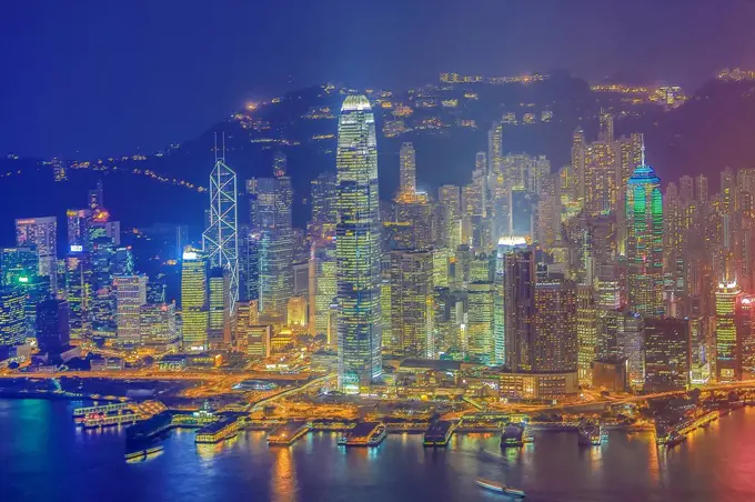 View over Hong Kong,