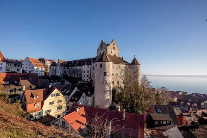 Meersburg on Lake Constance, the castle