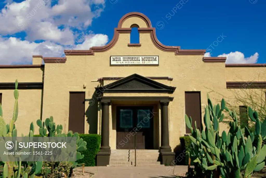 Facade of a museum, Mesa Historical Museum, Mesa, Arizona, USA