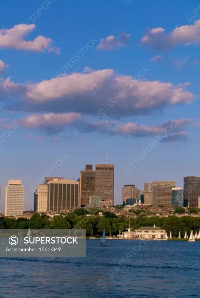 Buildings on the waterfront, Charles River, Boston, Massachusetts, USA