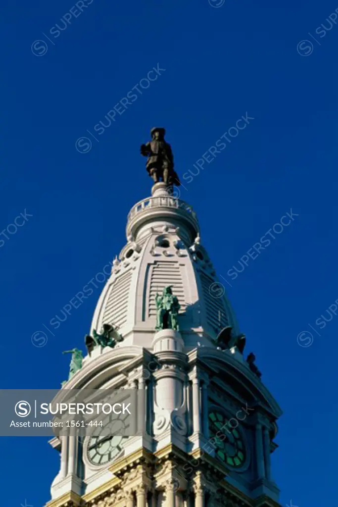 William Penn Statue City Hall Philadelphia, Pennsylvania, USA