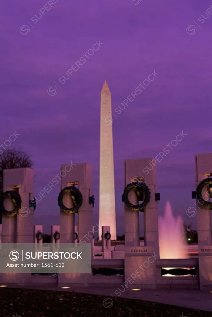 National World War II Memorial  Washington Monument Washington, D.C., USA