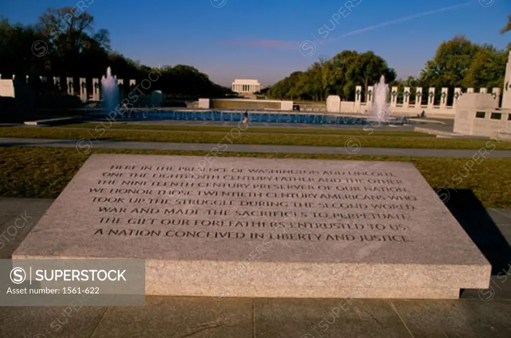National World War II Memorial Washington, D.C. USA