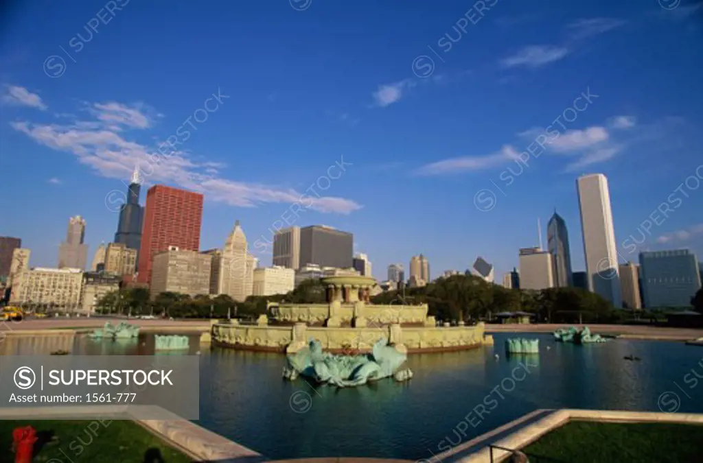 Buckingham Fountain Grant Park Chicago, Illinois, USA