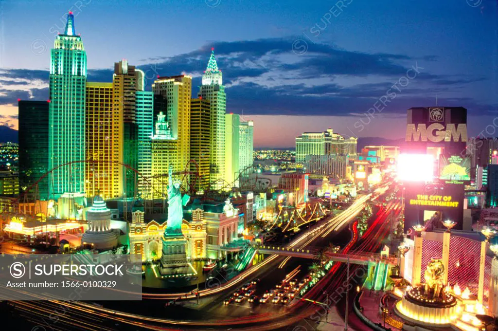 The Strip. Las Vegas. Nevada. USA