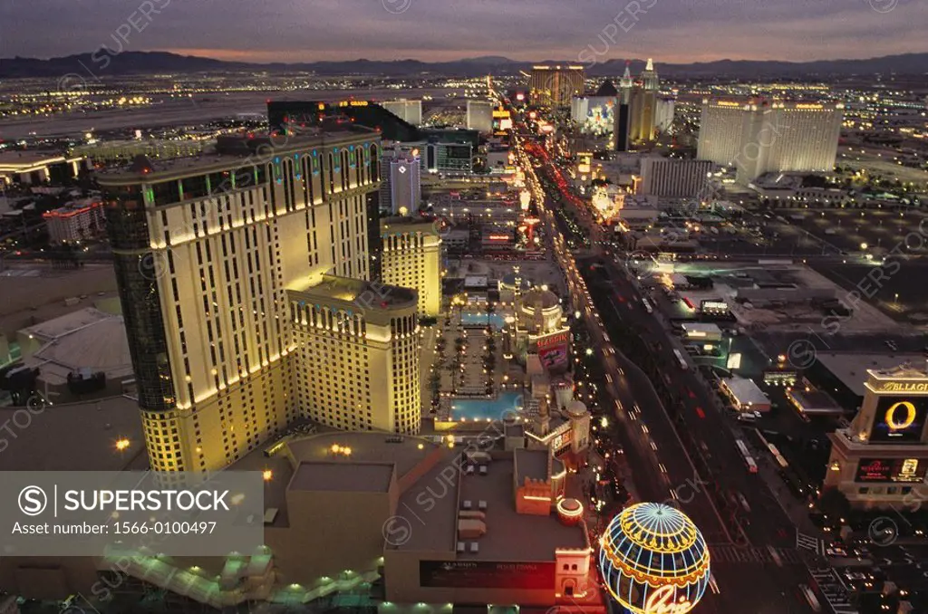 The Strip. Las Vegas. Nevada. USA