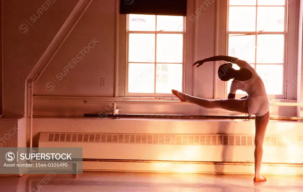 Ballet dancer training t Cornell College