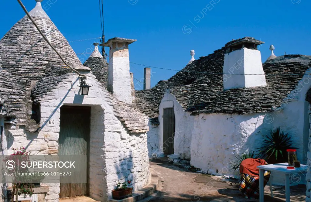 Trulli (typical dwellings). Alberobello. Puglia, Italy