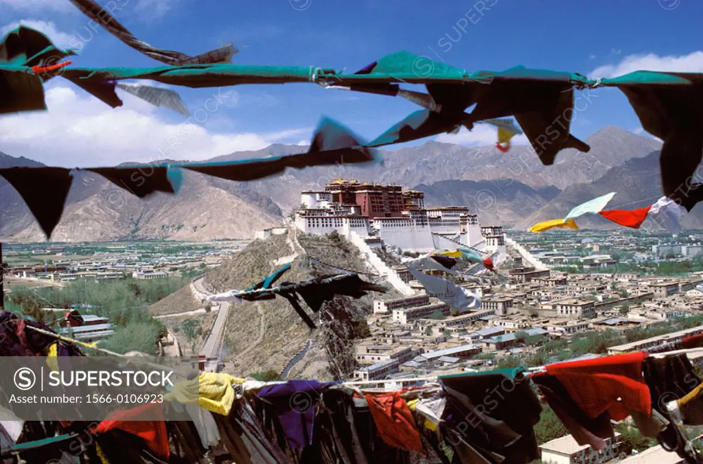 Potala Palace, exiled Dalai Lama´s winter palace. Tibet
