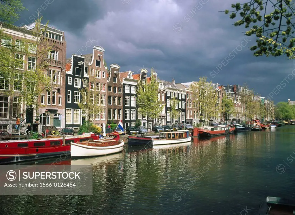 Prinsen Canal. Amsterdam. Holland