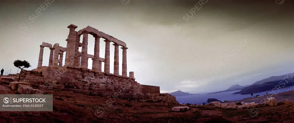 Temple of Poseidon (5th century B.C.). Sounion. Greece.