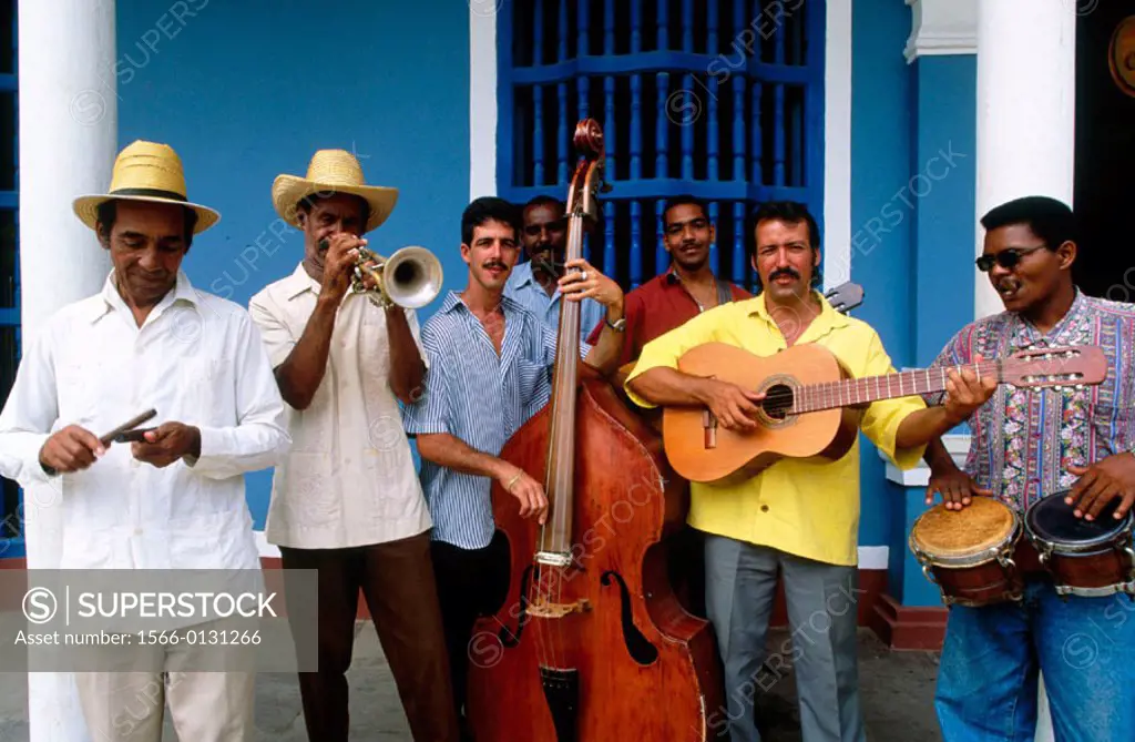 Music Band from Trinidad de Cuba. Cuba