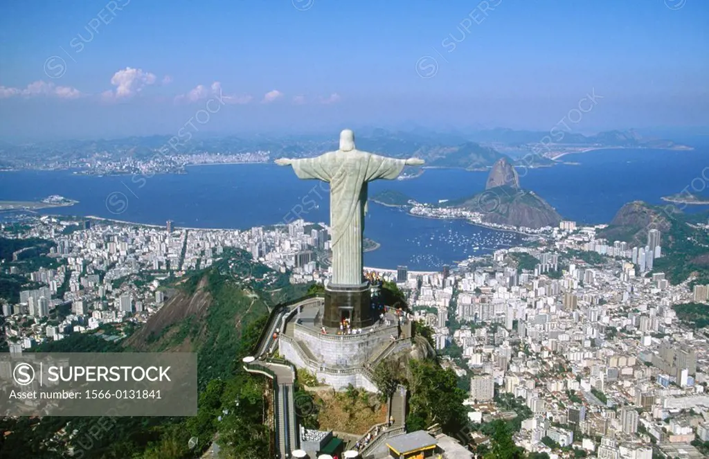 Statue of ´Cristo Redentor´ in Mt. Corcovado. Rio de Janeiro. Brazil