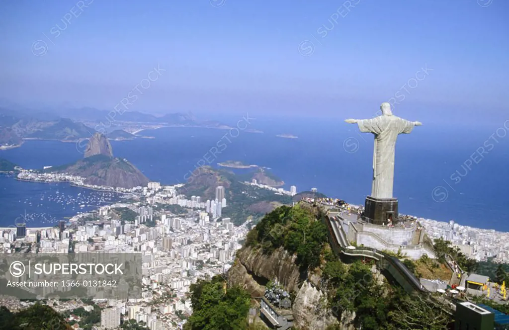 Statue of ´Cristo Redentor´ in Mt. Corcovado. Rio de Janeiro. Brazil