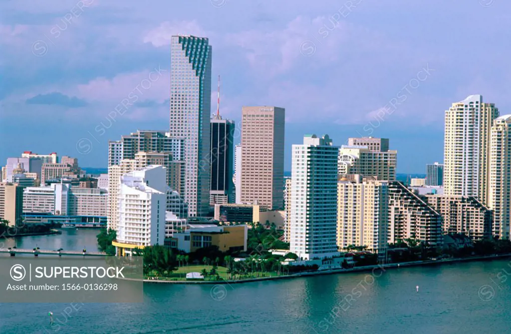 Downtown Miami skyline. Florida. USA