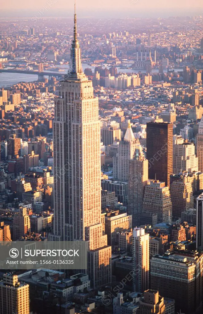 Empire State building. New York City. USA