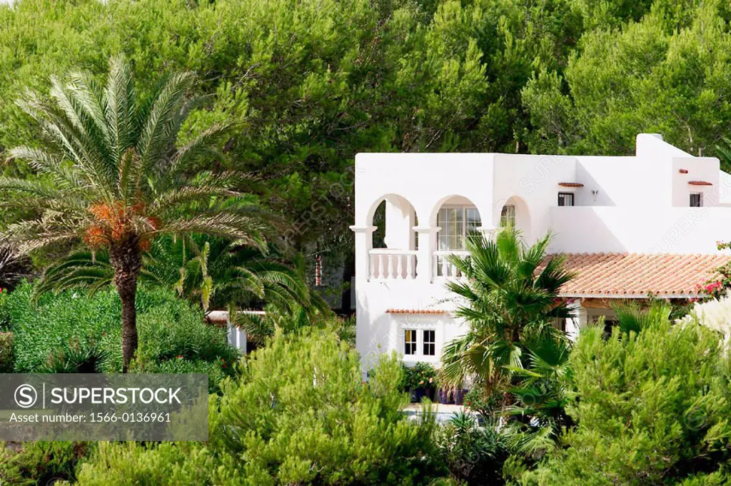 Villa in Cala Llenya near Santa Eulàlia del Riu. Ibiza, Balearic Islands. Spain