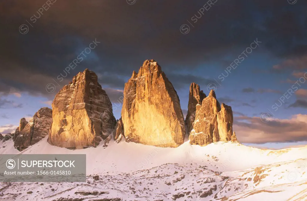 Tre Cime di Lavaredo. Dolomites. Trentino-Alto Adige, Italy