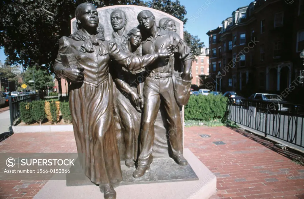 Civil Rights leader Harriet Tubman statue. South End. Boston. Massachusetts. USA