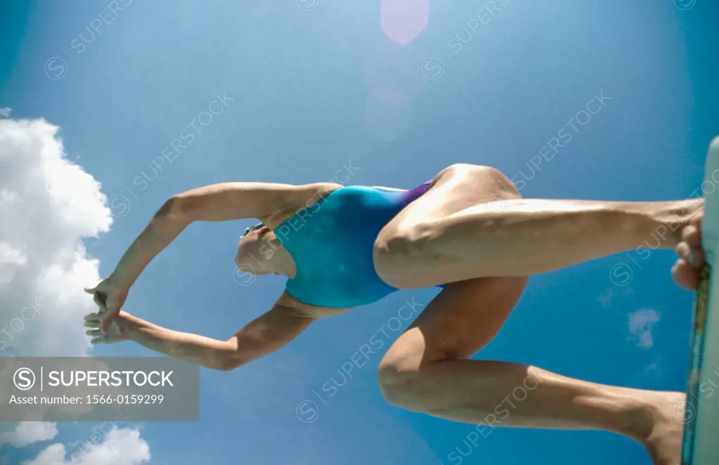 Competitive swimmer