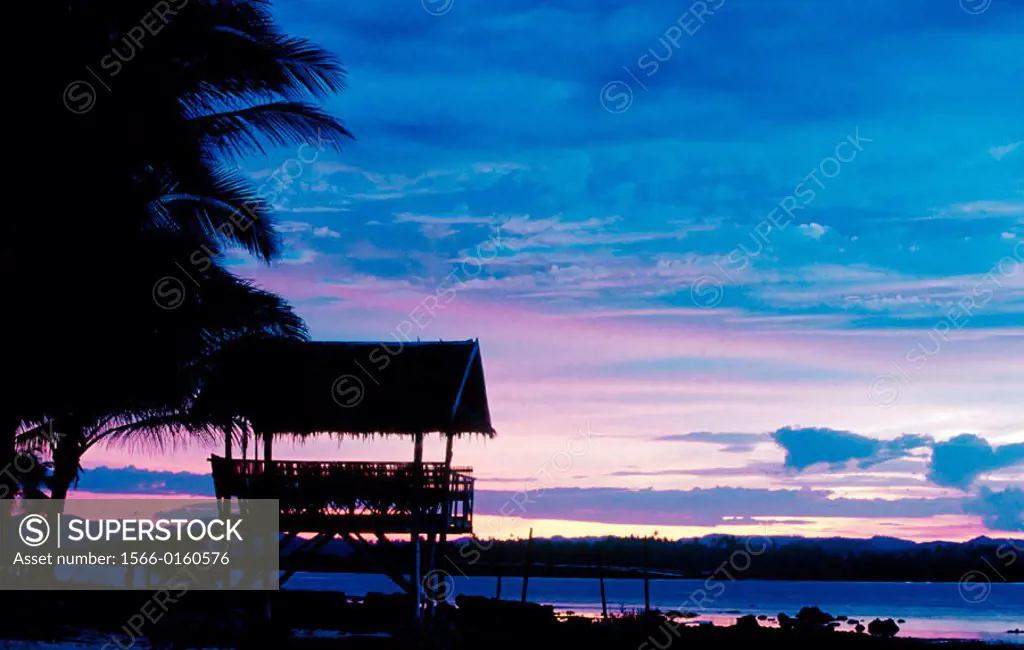 Rest house at Siargao island. Philippines