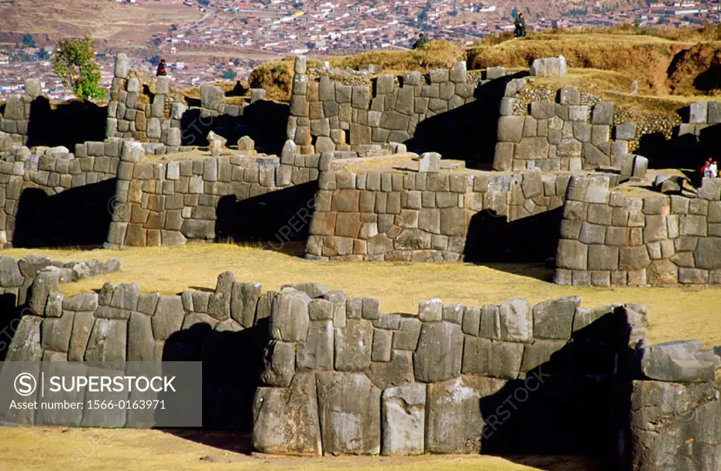 Walls in Sacsahuaman. Cuzco. Peru