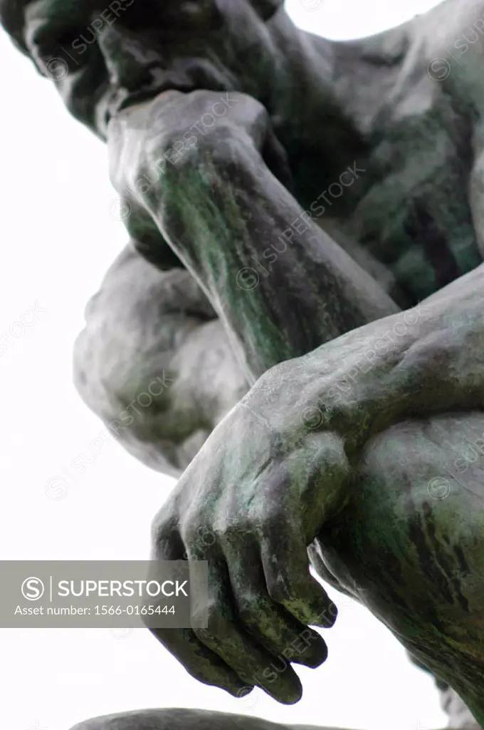 ´The Thinker´ by Rodin at the Rodin Museum. Paris. France